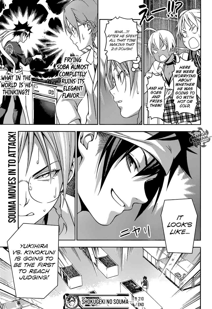 Shokugeki No Soma Chapter 210 Page 20