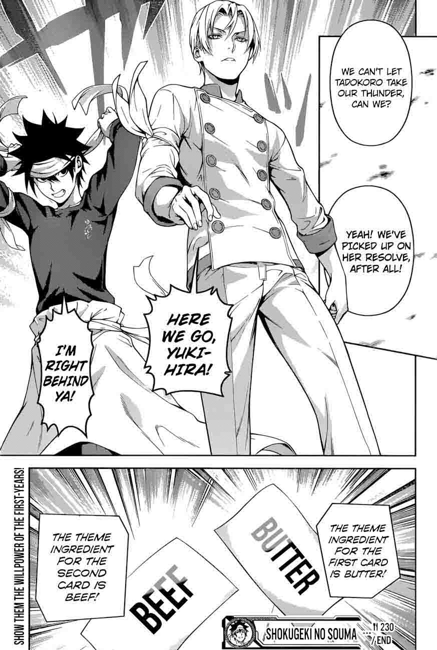 Shokugeki No Soma Chapter 230 Page 19