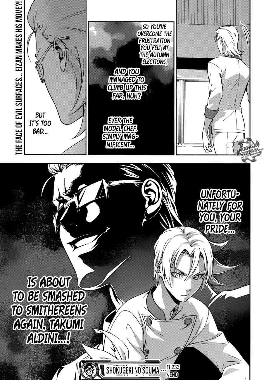 Shokugeki No Soma Chapter 233 Page 19