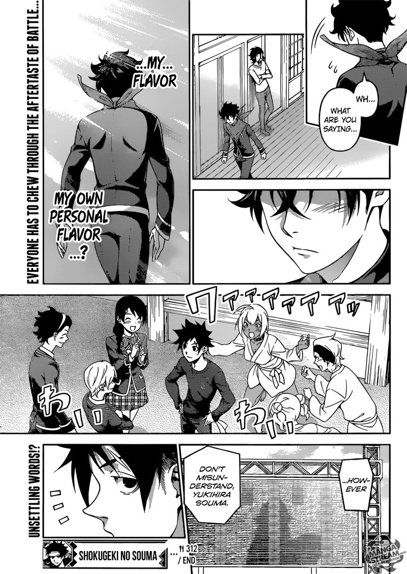 Shokugeki No Soma Chapter 312 Page 18