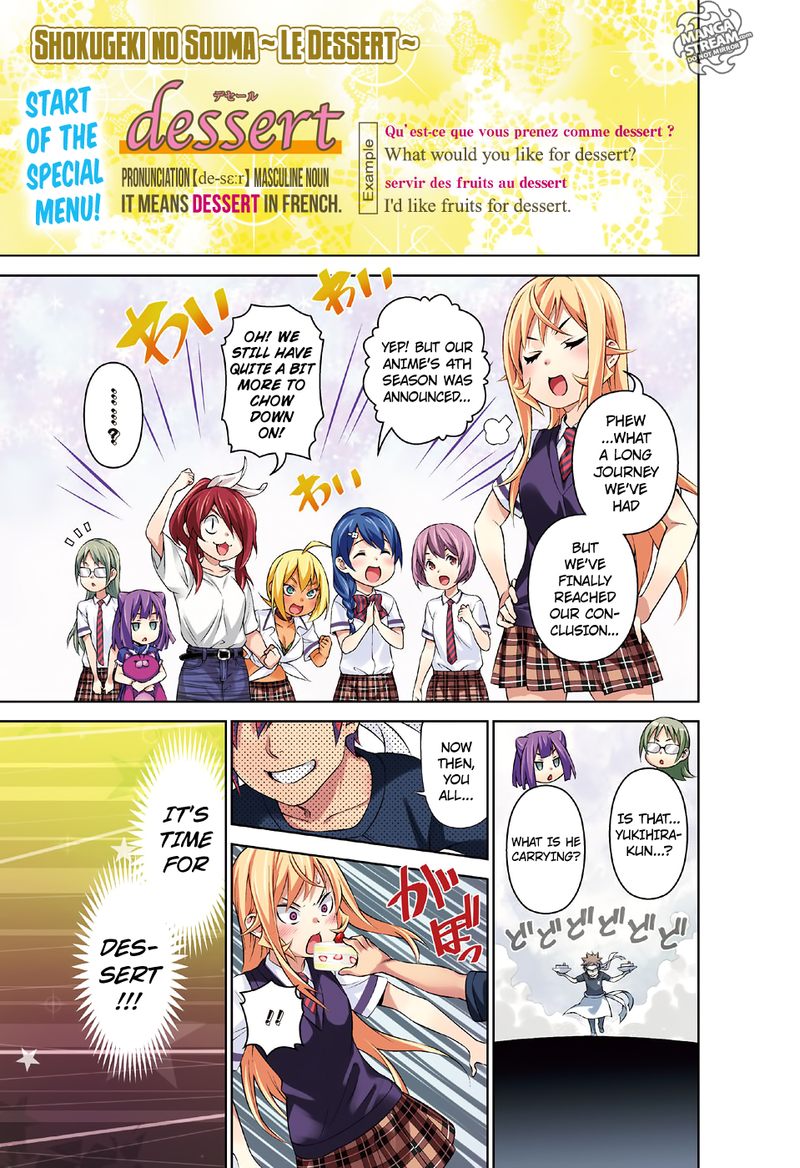 Shokugeki No Soma Le Dessert Chapter 1 Page 2