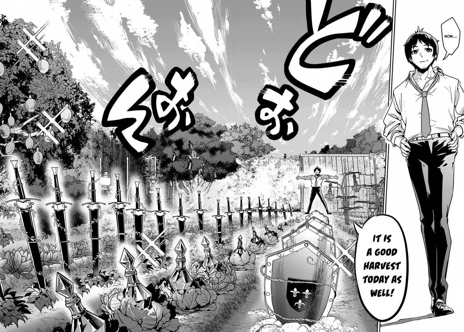 Shounin Yuusha Wa Isekai O Gyuujiru Saibai Skill De Nandemo Fuyashichaimasu Chapter 1 Page 32