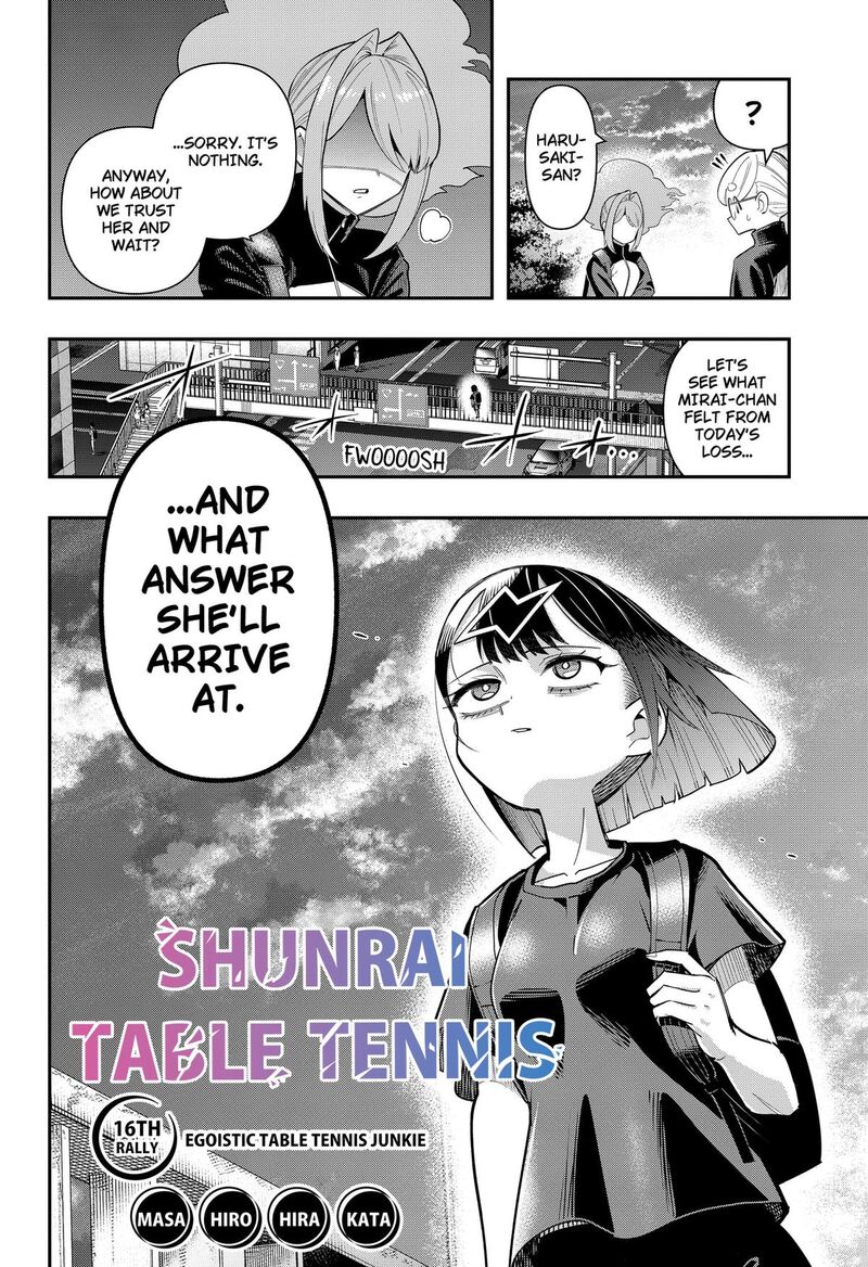 Shunrai Table Tennis Chapter 16 Page 2