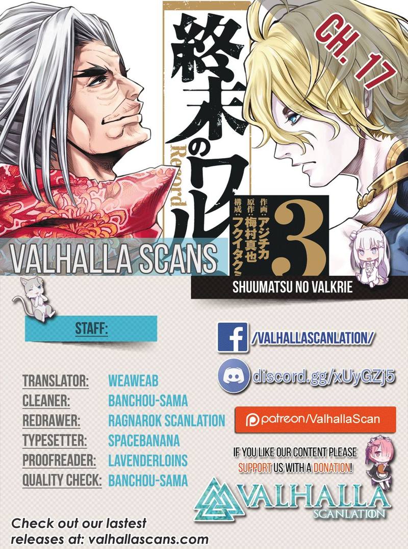 Shuumatsu No Valkyrie Chapter 17 Page 1