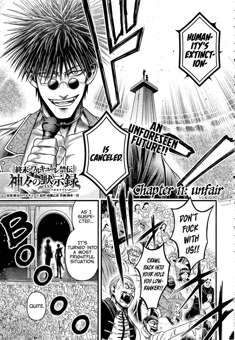 Shuumatsu No Valkyrie Kamigami No Apocalypse Chapter 11 Page 1