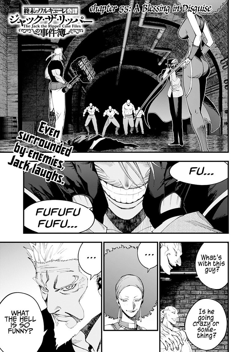Shuumatsu No Valkyrie Kitan Jack The Ripper No Jikenbo Chapter 55 Page 1