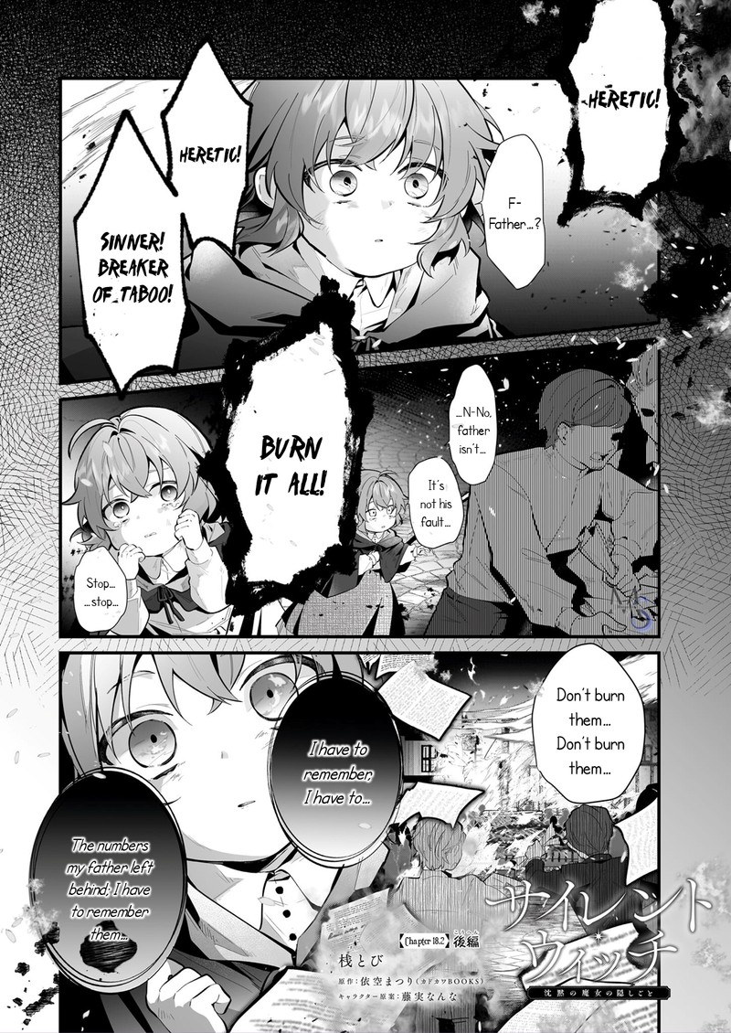 Silent Witch Chinmoku No Majo No Kakushigoto Chapter 18b Page 1