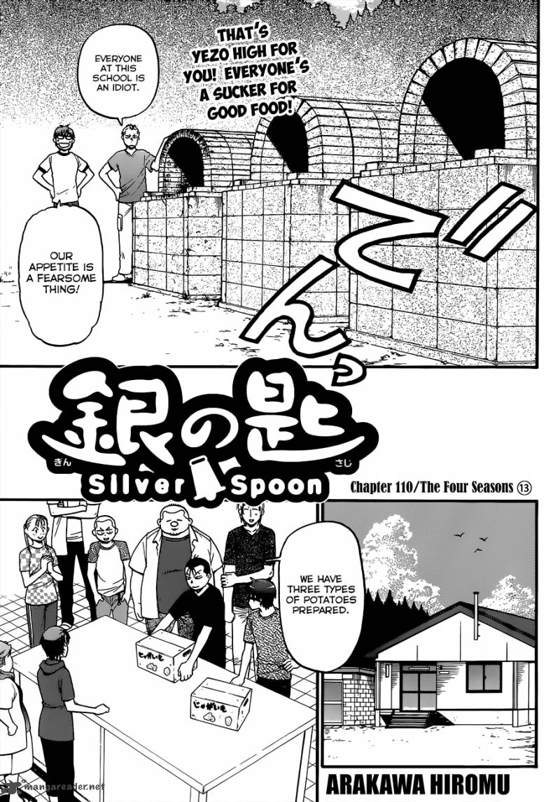 Silver Spoon Chapter 110 Page 4