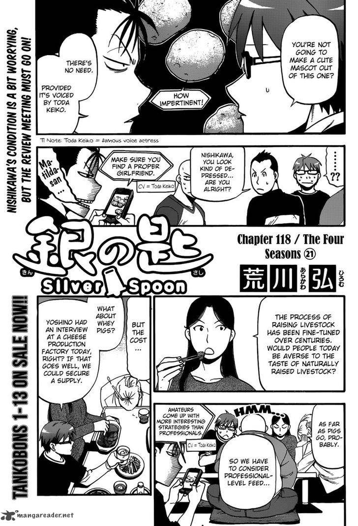 Silver Spoon Chapter 118 Page 5