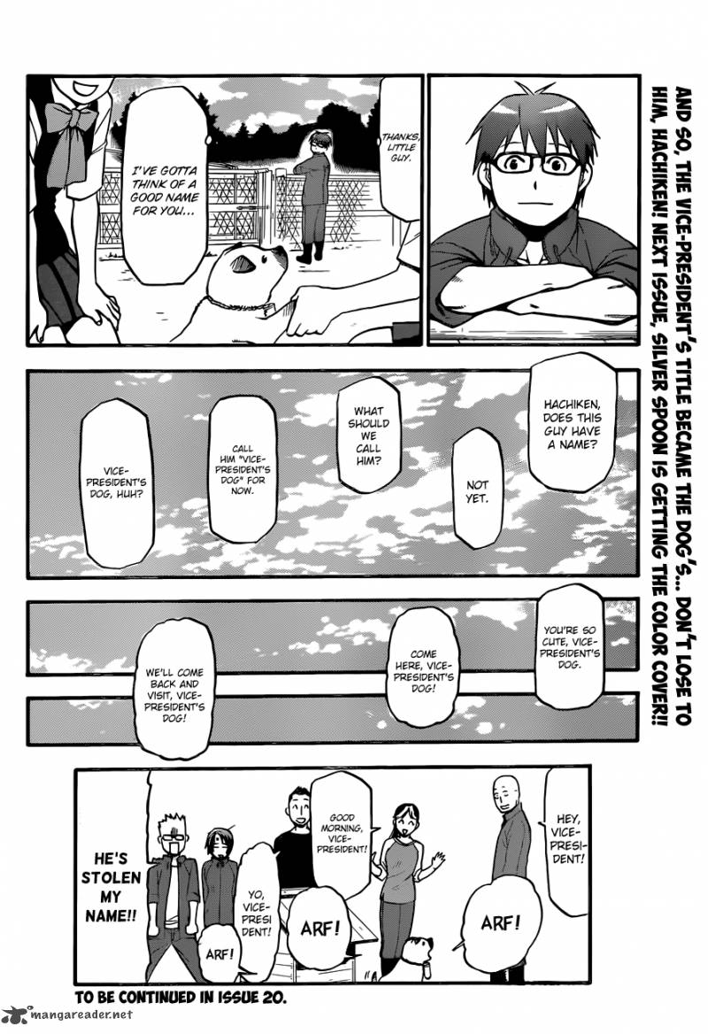 Silver Spoon Chapter 36 Page 19