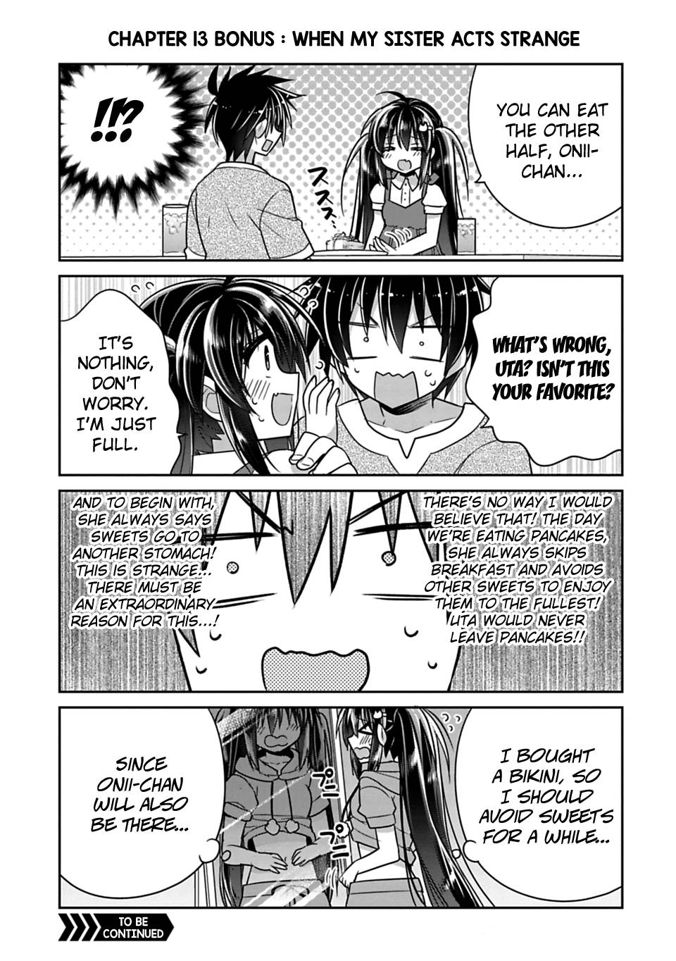 Siscon Ani To Brocon Imouto Ga Shoujiki Ni Nattara Chapter 13 Page 9