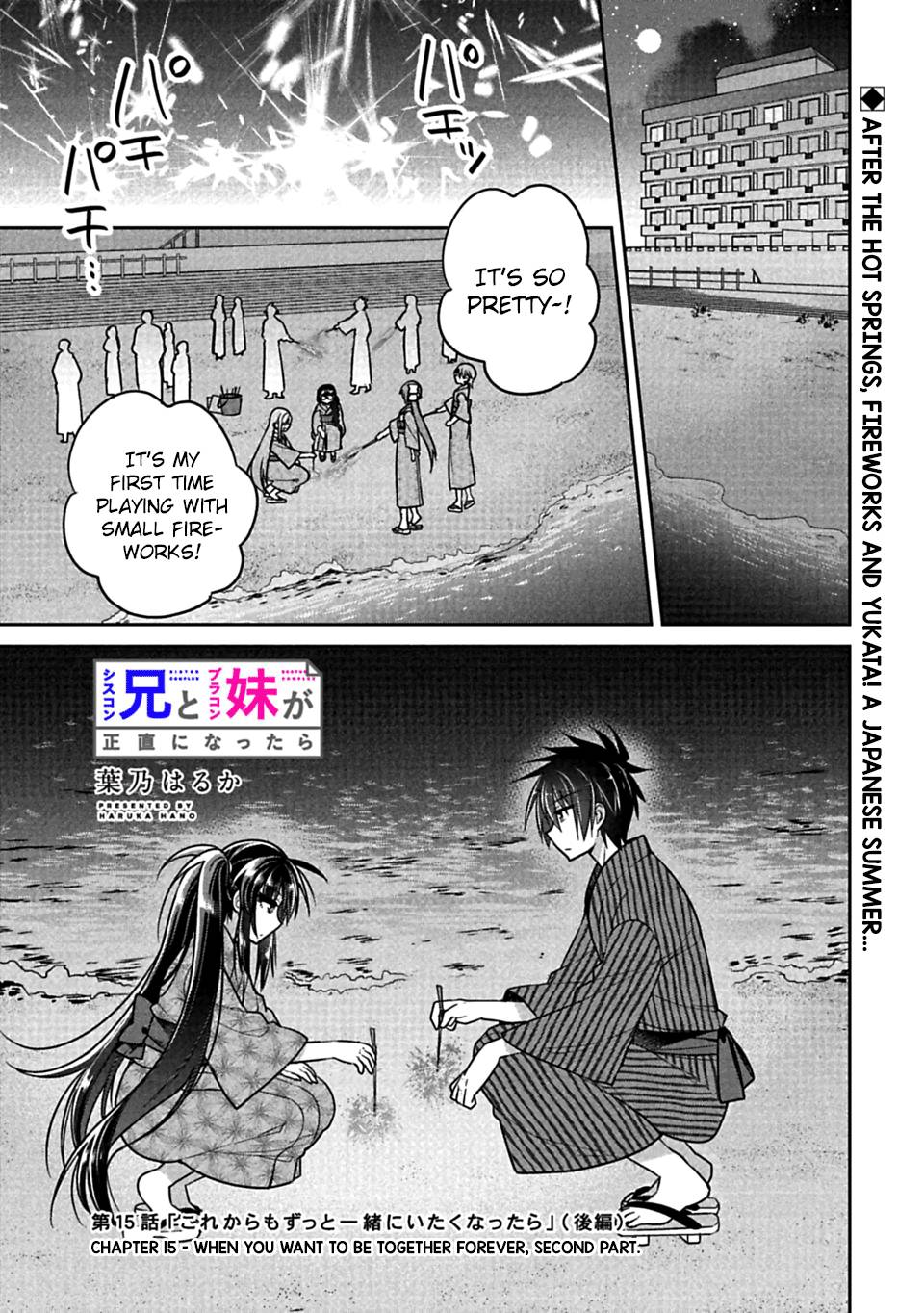 Siscon Ani To Brocon Imouto Ga Shoujiki Ni Nattara Chapter 15 Page 9