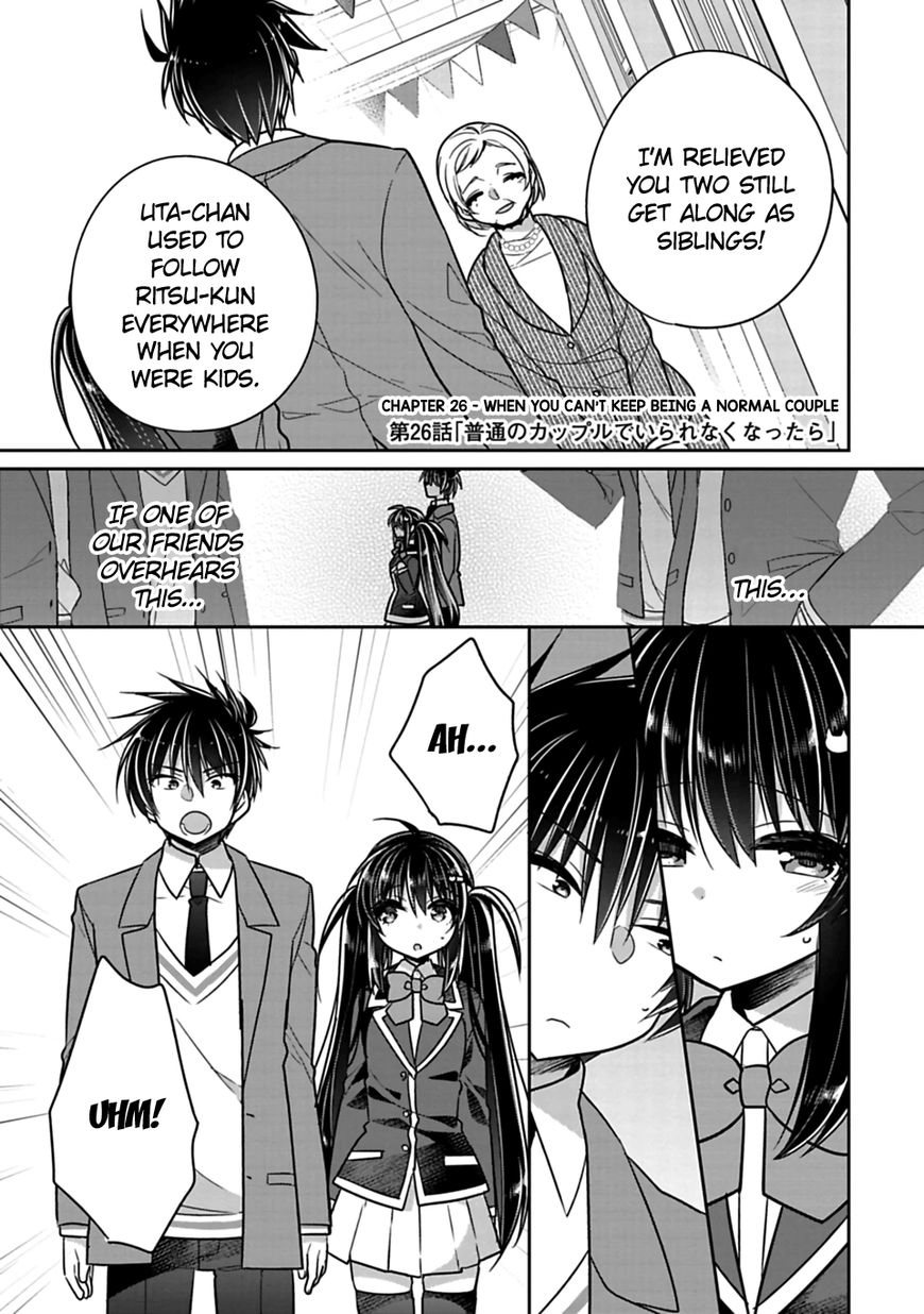 Siscon Ani To Brocon Imouto Ga Shoujiki Ni Nattara Chapter 26 Page 1