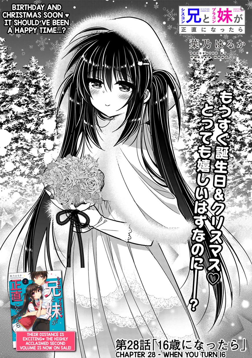 Siscon Ani To Brocon Imouto Ga Shoujiki Ni Nattara Chapter 28 Page 2