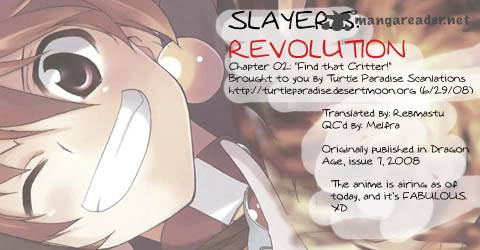 Slayers Revolution Chapter 2 Page 1
