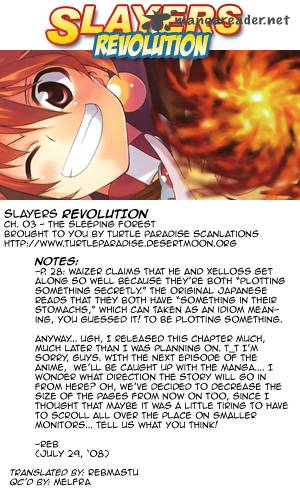 Slayers Revolution Chapter 3 Page 1