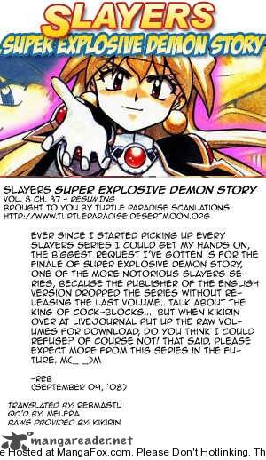 Slayers Super Explosive Demon Story Chapter 37 Page 1