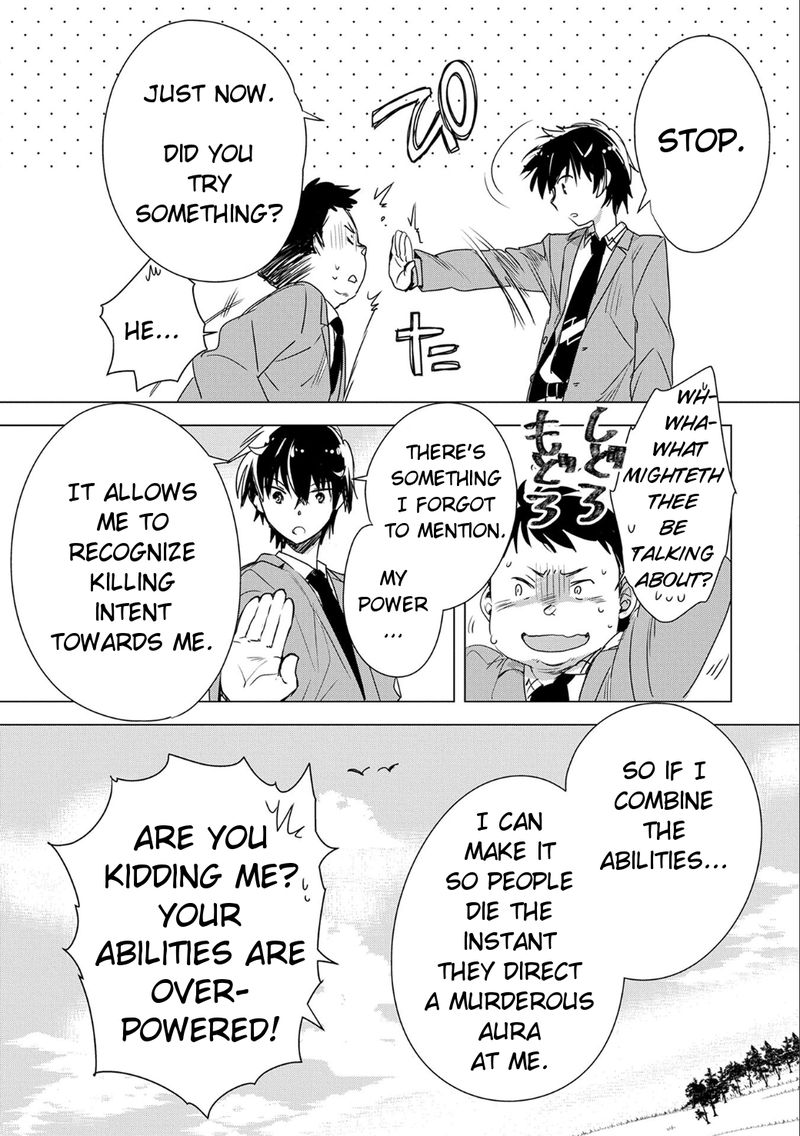 Sokushi Cheat Ga Saikyou Sugite Isekai No Yatsura Ga Marude Aite Ni Naranai N Desu Ga Chapter 2 Page 9