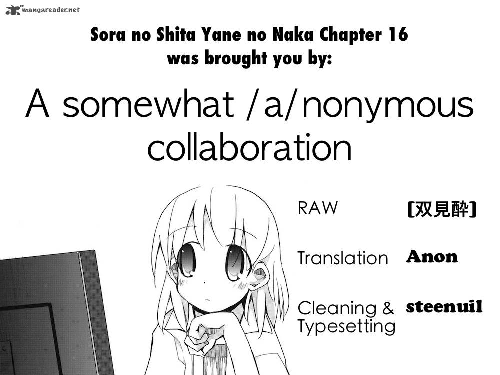 Sora No Shita Yane No Naka Chapter 16 Page 9