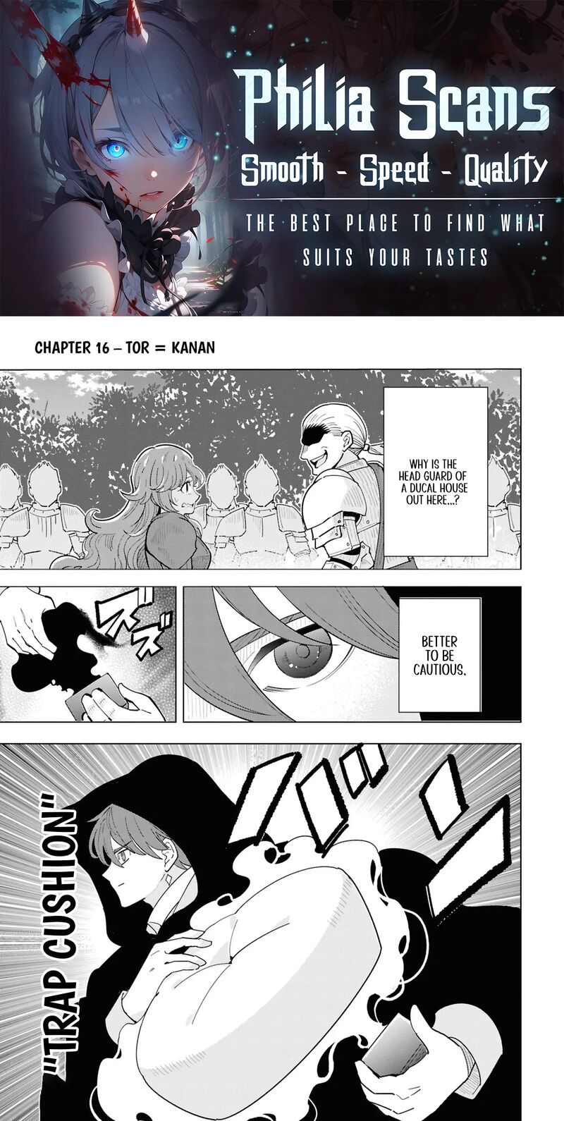 Souzou Renkinjutsu Shi Wa Jiyuu Wo Oukasuru Furusato Wo Tsuihou Saretara Maou No Wo Hizamoto De Chouzetsu Kouka No Magic Item Tsukuri Houdai Ni Narimashita Chapter 16 Page 1