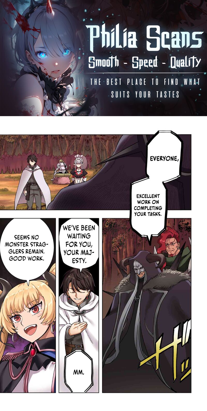 Souzou Renkinjutsu Shi Wa Jiyuu Wo Oukasuru Furusato Wo Tsuihou Saretara Maou No Wo Hizamoto De Chouzetsu Kouka No Magic Item Tsukuri Houdai Ni Narimashita Chapter 17 Page 1