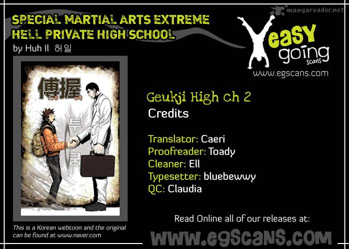 Special Martial Arts Extreme Hell Private High School Chapter 2 Page 2