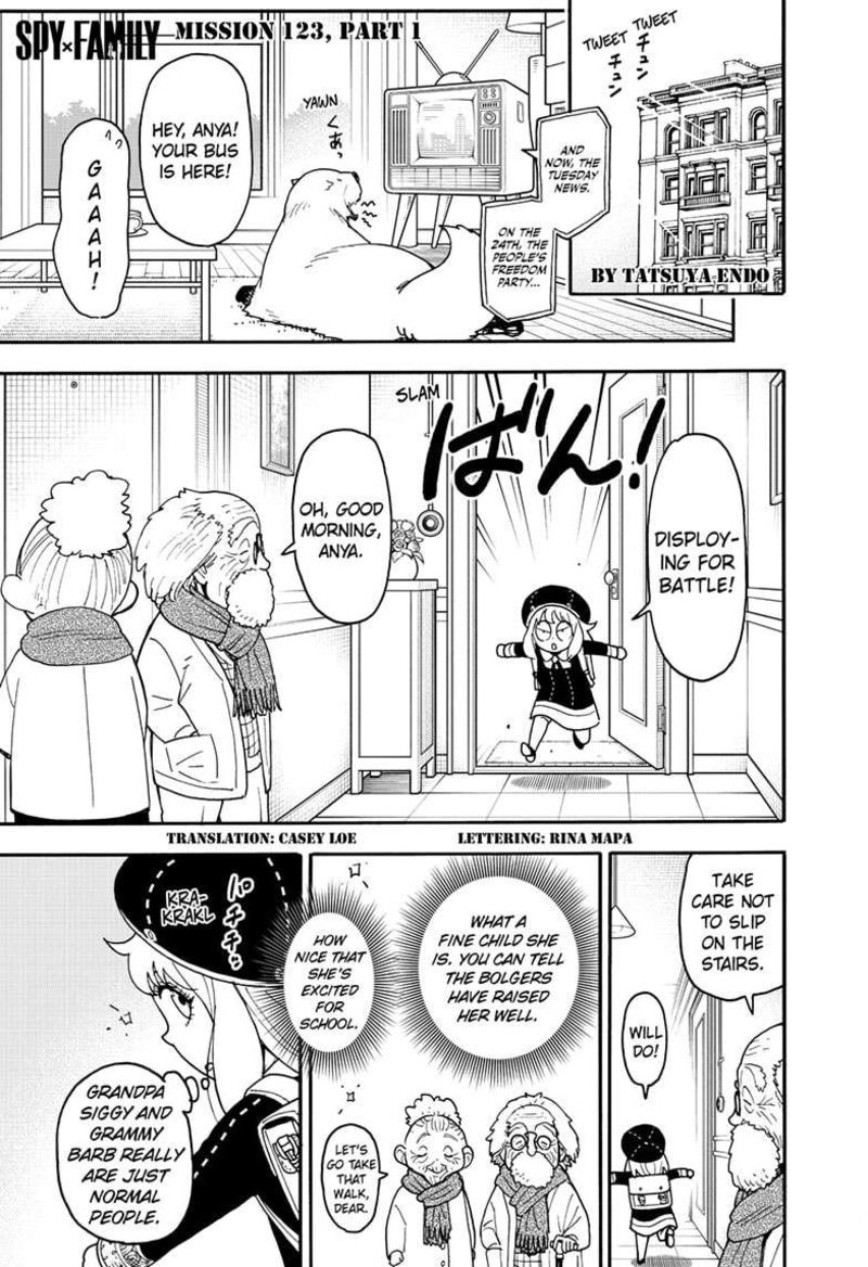 Spy X Family Chapter 123a Page 1