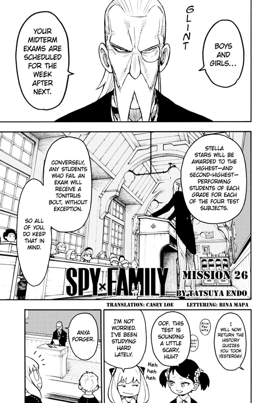 Spy X Family Chapter 26 Page 1