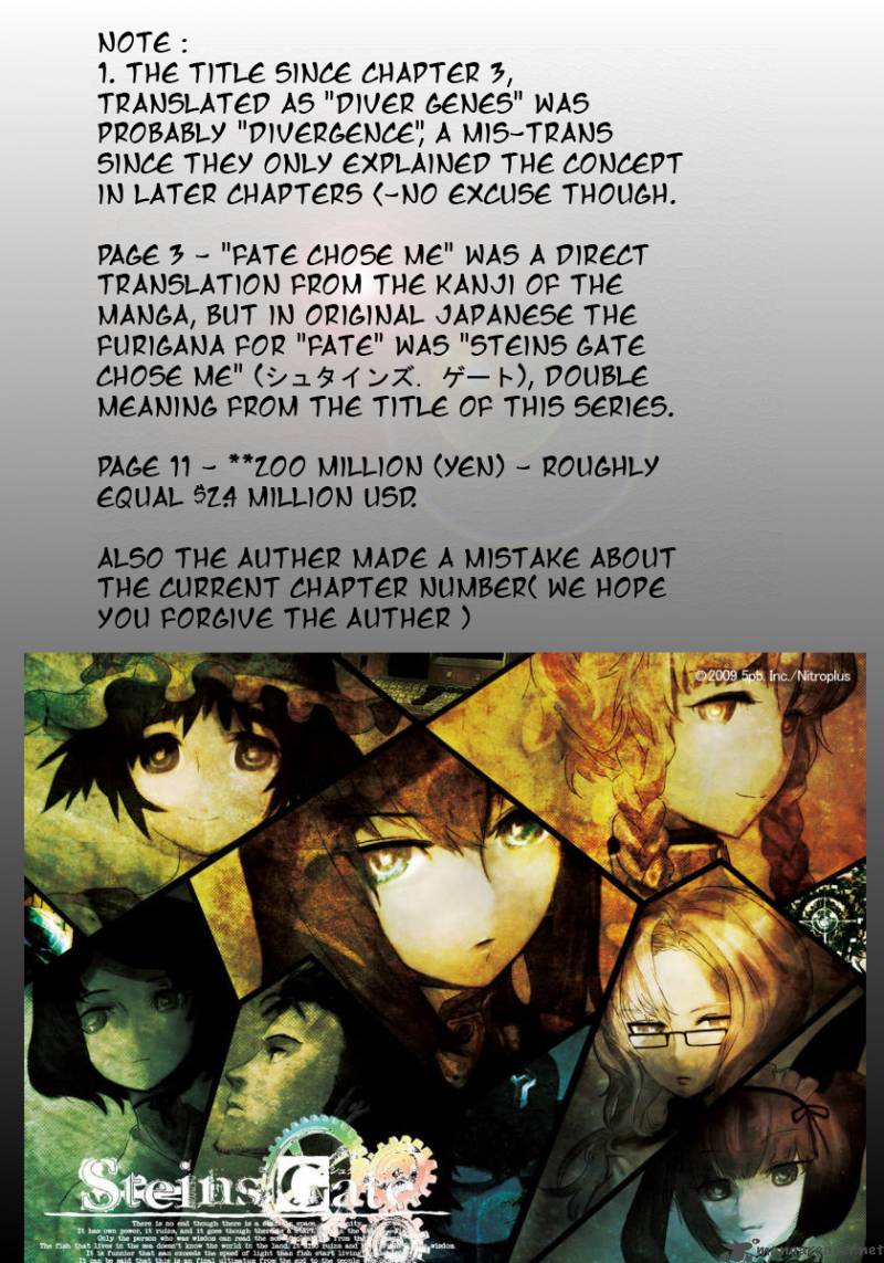 Steins Gate Chapter 4 Page 1