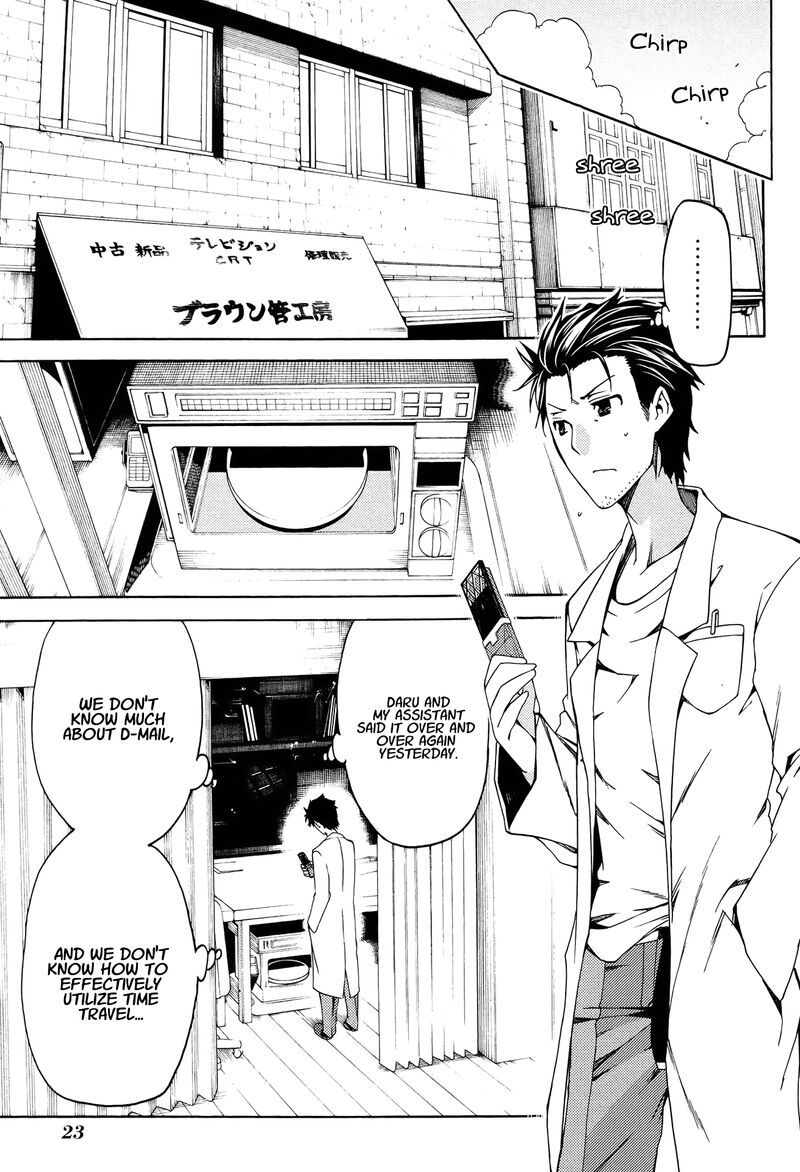 Steinsgate Hiyoku Renri No Sweets Honey Chapter 13 Page 23