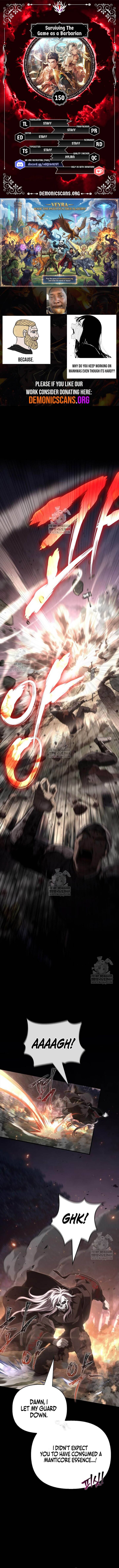 Surviving The Game As A Barbarian Chapter 150 Page 1