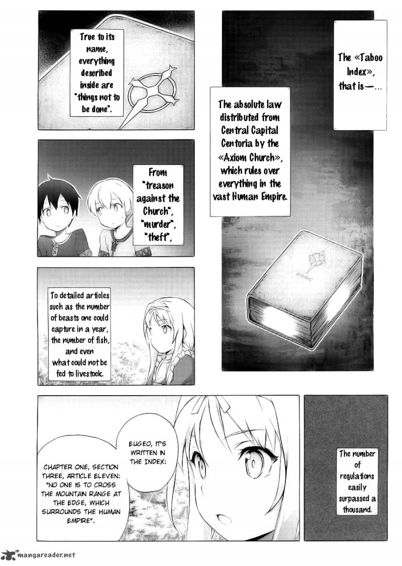 Sword Art Online Alicization Chapter 1 Page 23