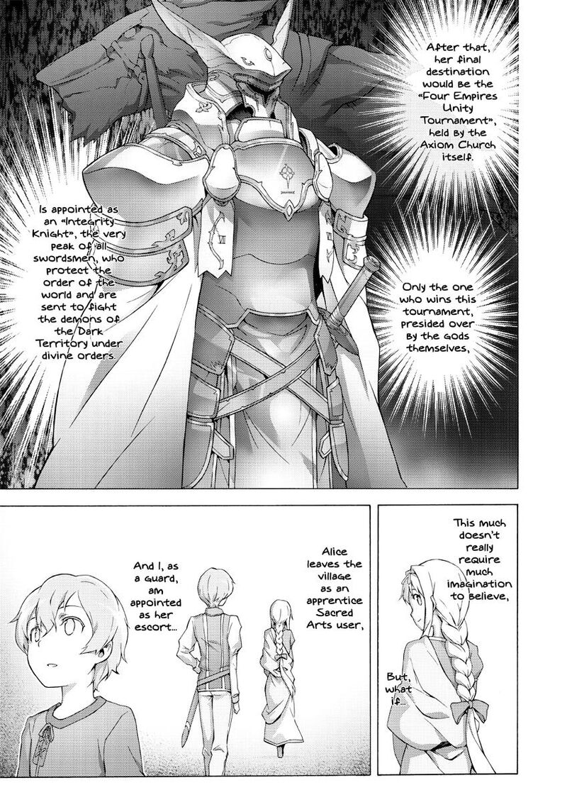 Sword Art Online Alicization Chapter 2 Page 7