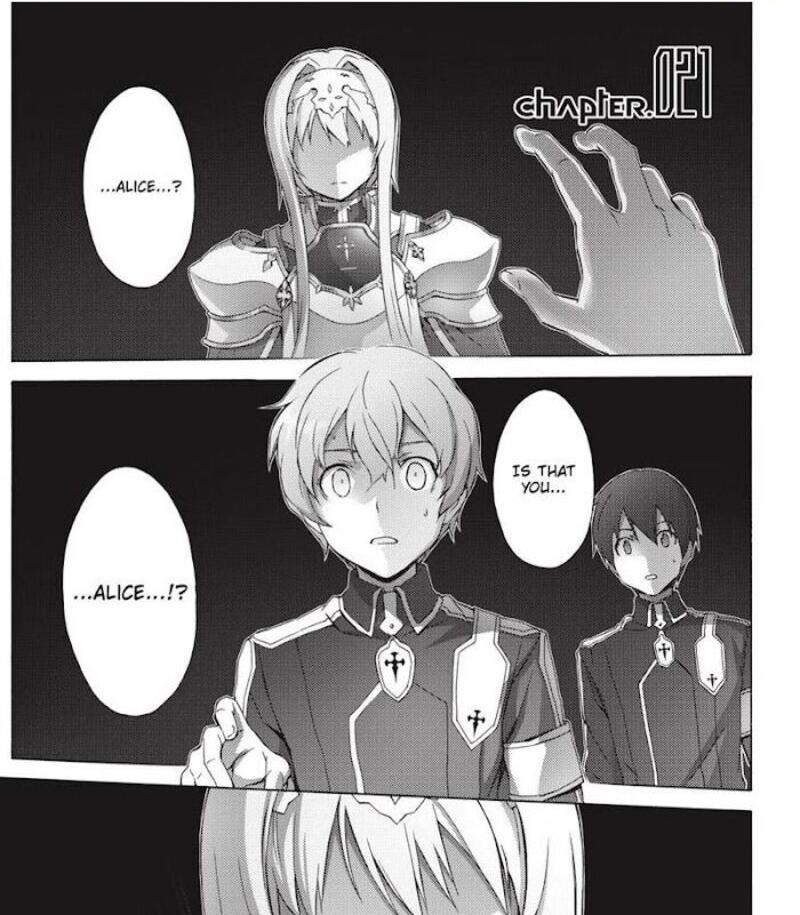 Sword Art Online Alicization Chapter 21 Page 1