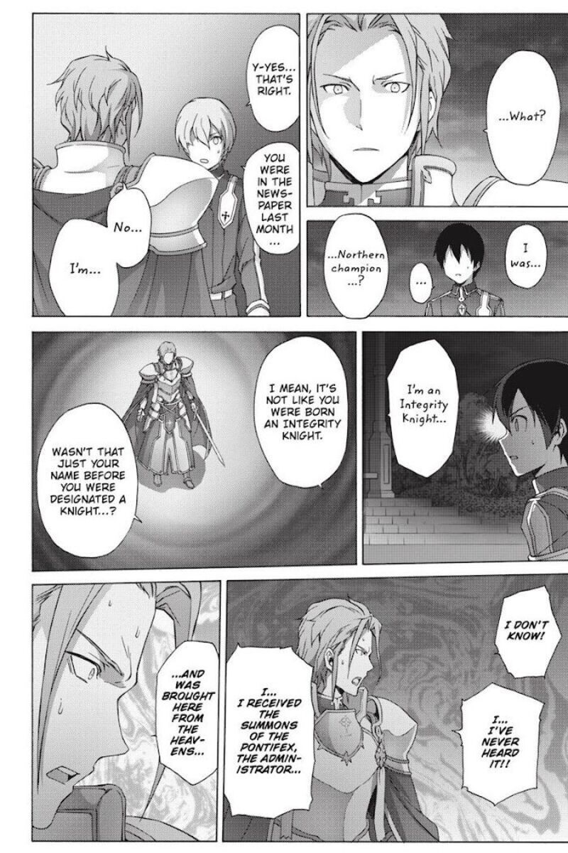Sword Art Online Alicization Chapter 21 Page 25