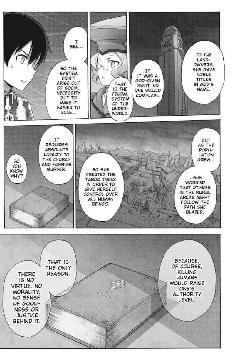 Sword Art Online Alicization Chapter 22 Page 21