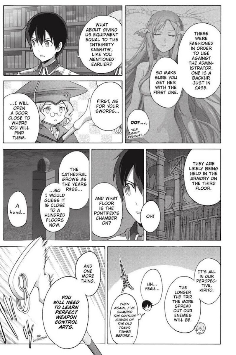 Sword Art Online Alicization Chapter 22 Page 38