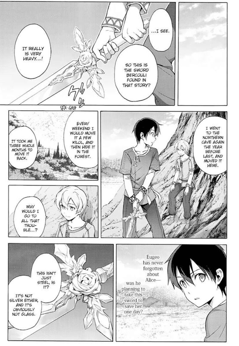 Sword Art Online Alicization Chapter 8 Page 27