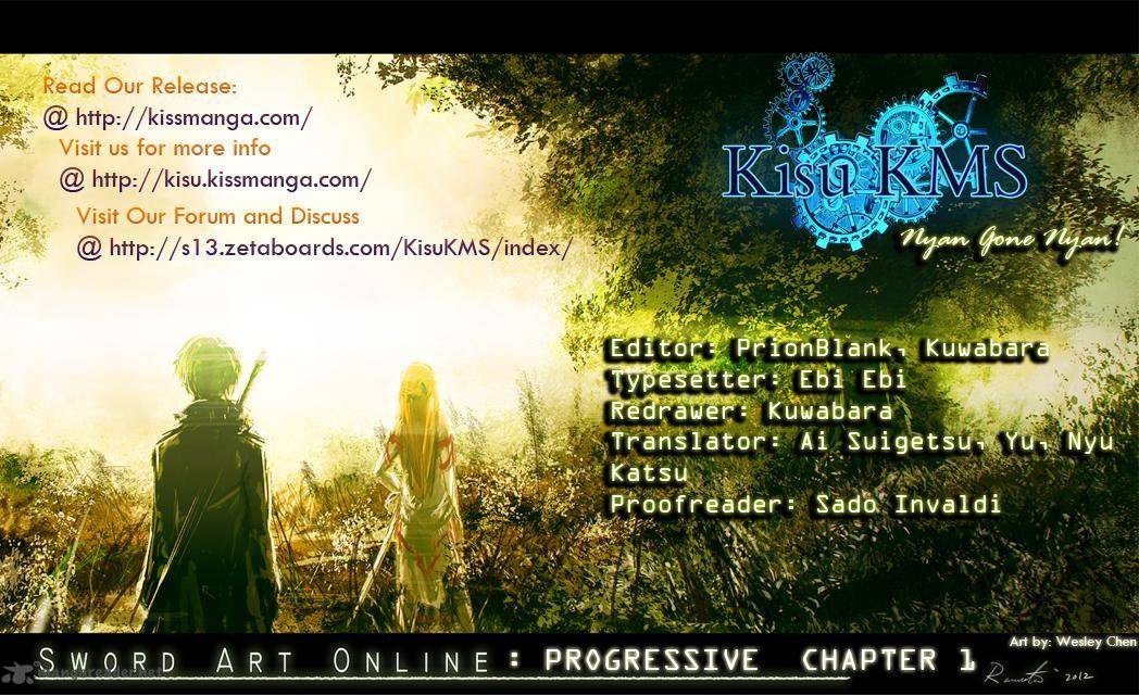 Sword Art Online Progressive Chapter 1 Page 1