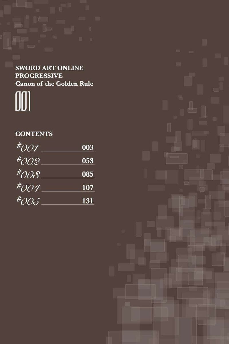 Sword Art Online Progressive Kogane Ritsu No Kanon Chapter 1 Page 3