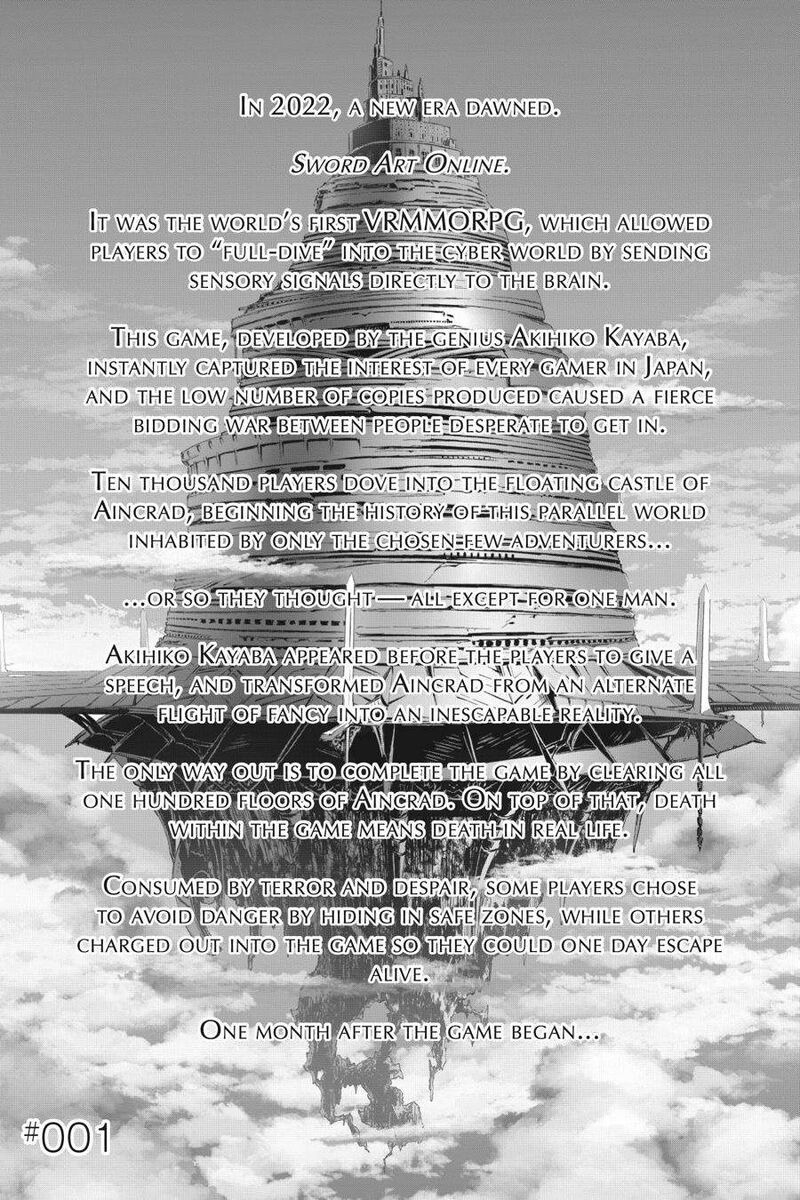 Sword Art Online Progressive Kogane Ritsu No Kanon Chapter 1 Page 4