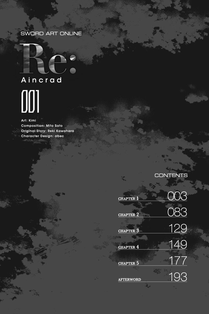 Sword Art Online Reaincrad Chapter 1 Page 3