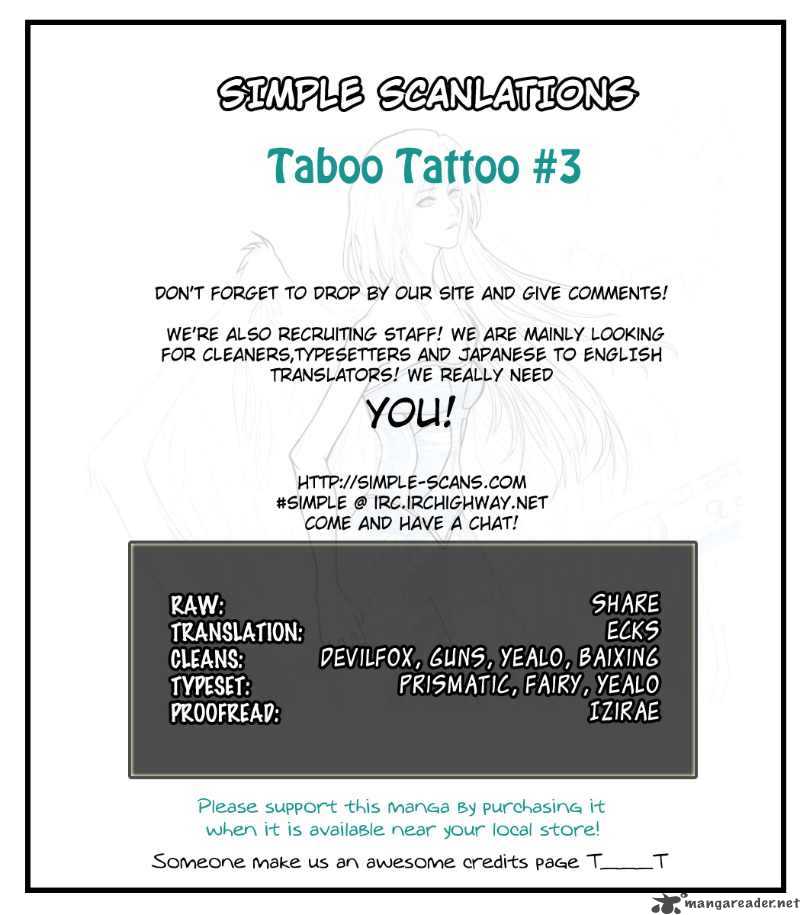 Taboo Tattoo Chapter 3 Page 1