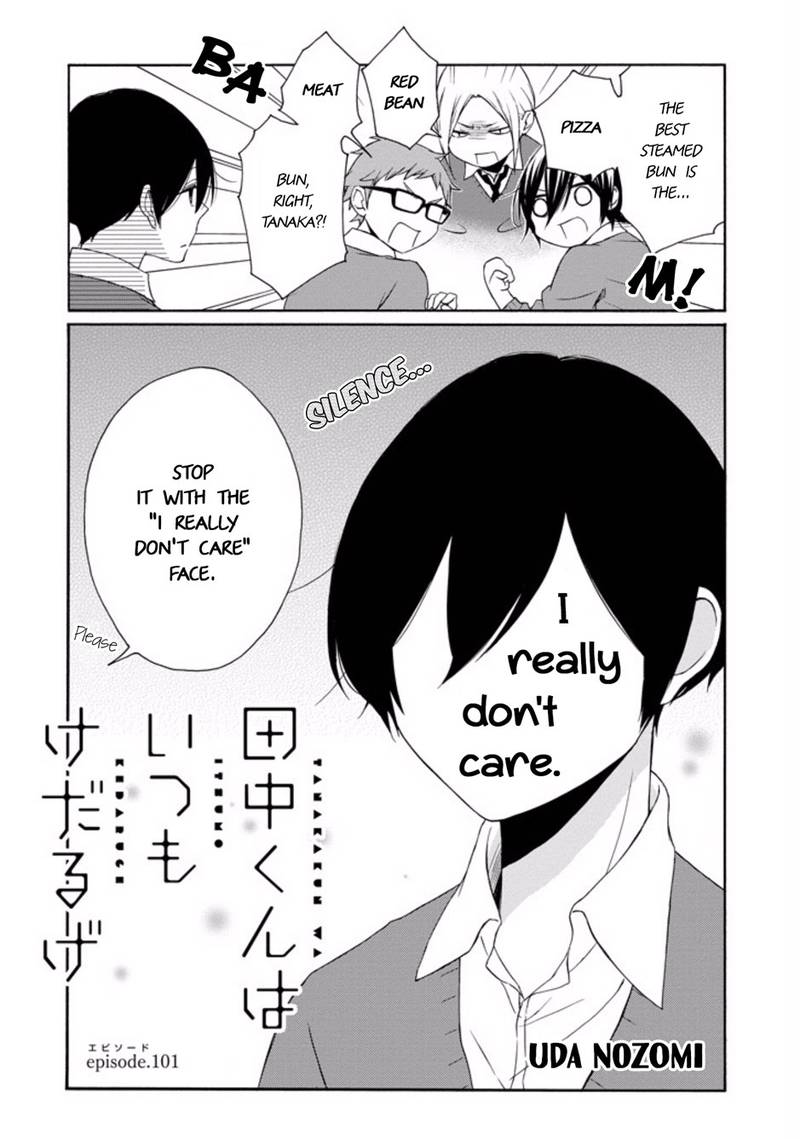 Tanaka Kun Wa Itsumo Kedaruge Chapter 101 Page 2