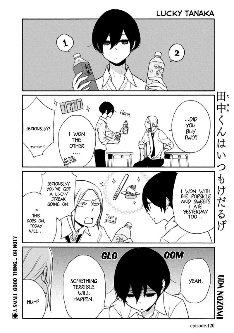 Tanaka Kun Wa Itsumo Kedaruge Chapter 120 Page 1