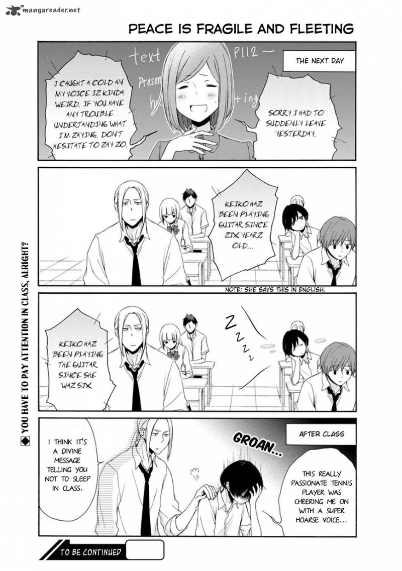 Tanaka Kun Wa Itsumo Kedaruge Chapter 28 Page 16