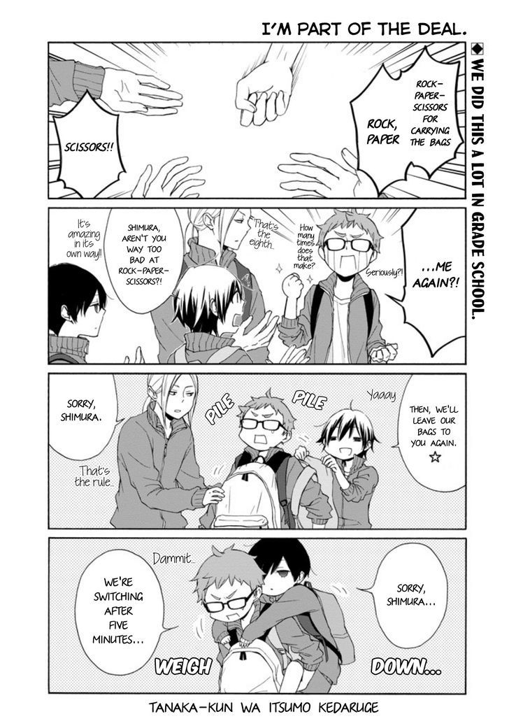 Tanaka Kun Wa Itsumo Kedaruge Chapter 54 Page 2