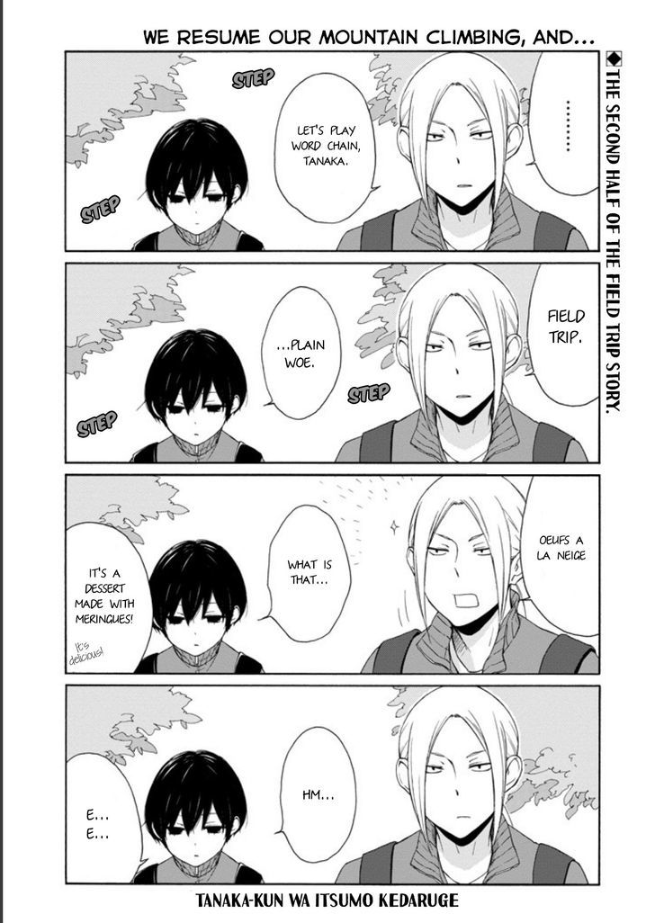 Tanaka Kun Wa Itsumo Kedaruge Chapter 55 Page 3