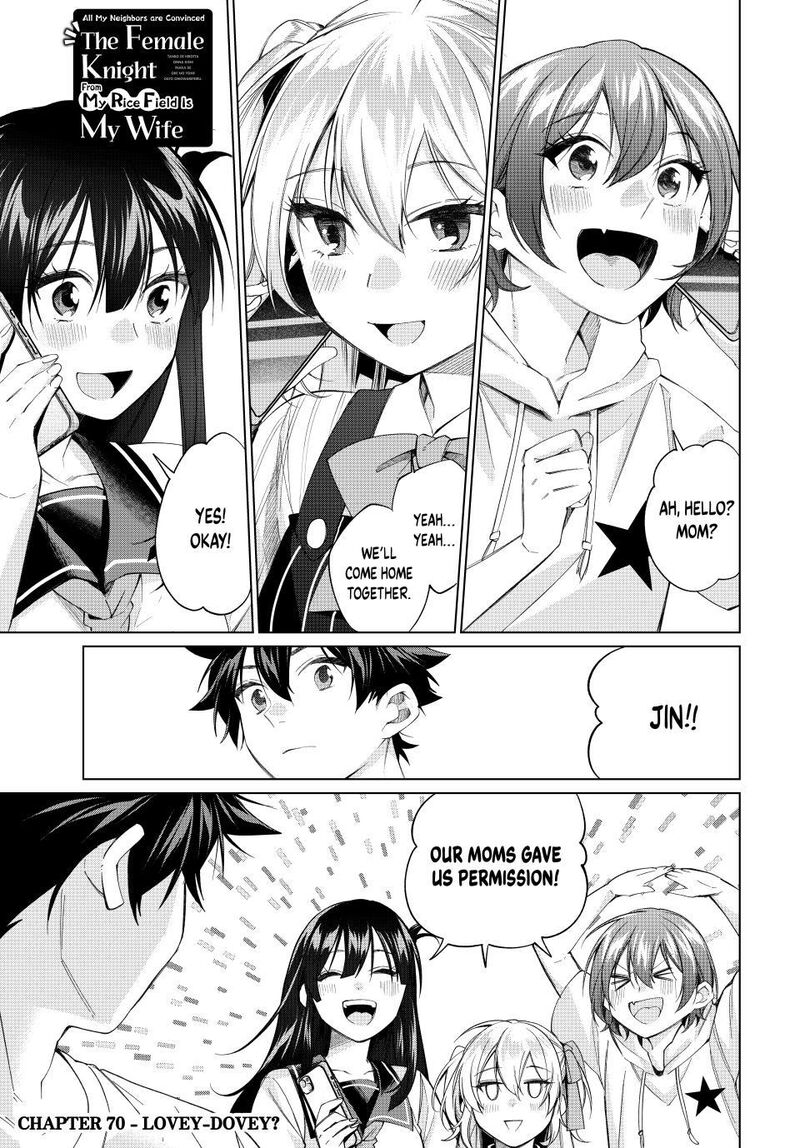Tanbo De Hirotta Onna Kishi Inaka De Ore No Yome Da To Omowareteiru Chapter 70 Page 1