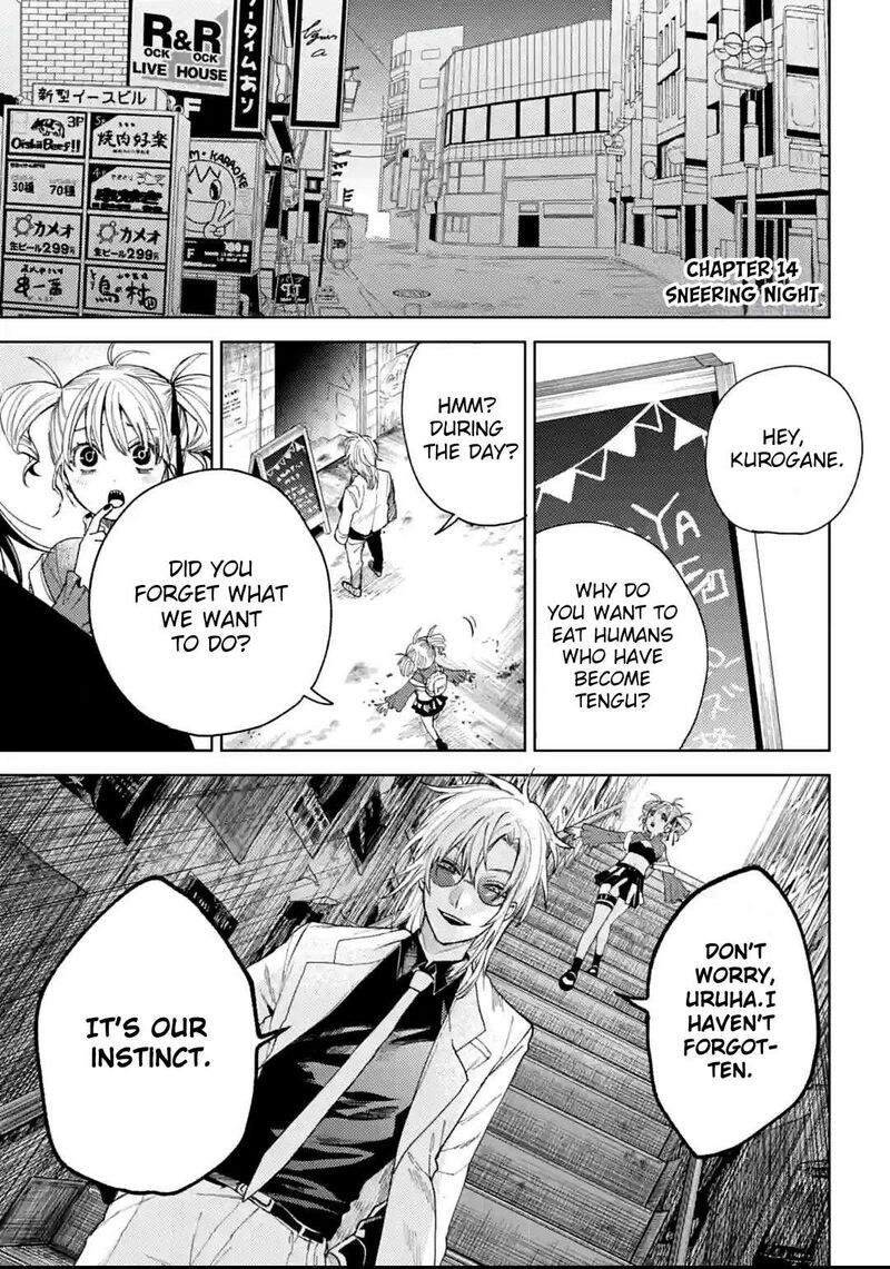 Tengu Barai No Sankyoudai Chapter 14 Page 1
